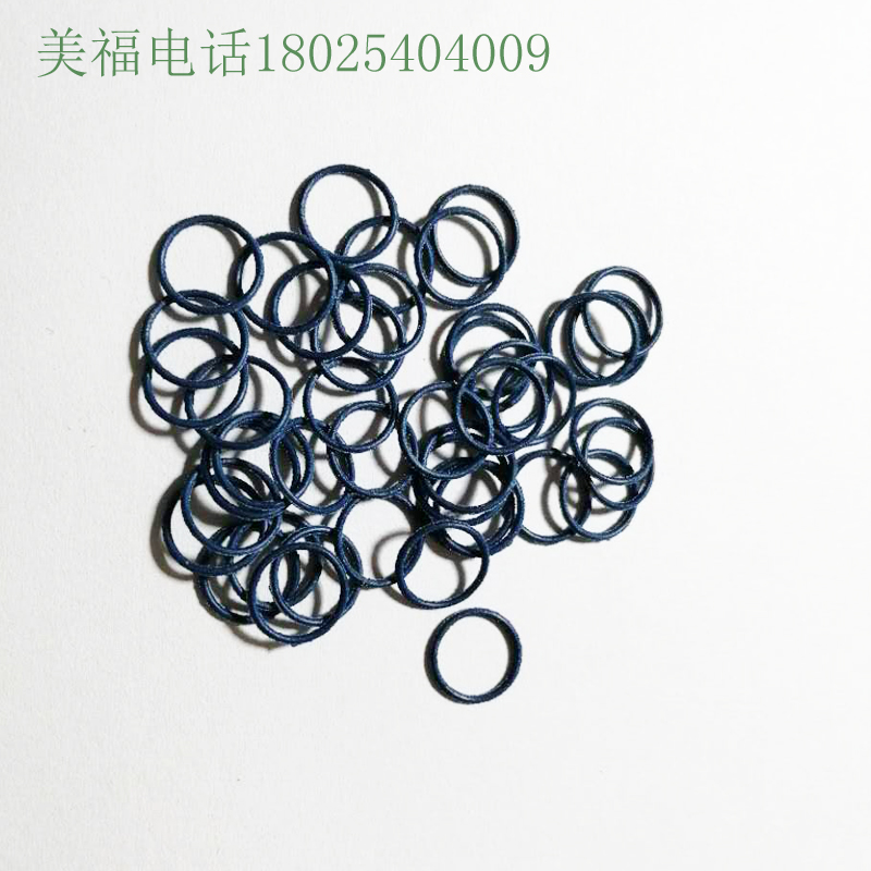 电磁屏蔽材料 导电橡胶圈 银铝兰色（硅胶）直径1.0